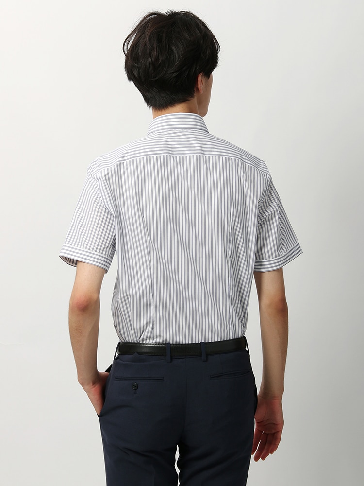 ワイシャツ／半袖／形態安定／COOL MAX／ボタンダウンカラー／BASIC／ドレスシャツ2 ワイシャツ イージーケア