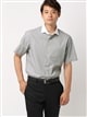 ワイシャツ／半袖／形態安定／COOL MAX／クレリックカラー／織柄／BASIC／ドレスシャツ0