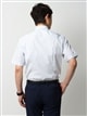 ワイシャツ／半袖／形態安定／ボタンダウンカラー／ストライプ／BASIC／ドレスシャツ2