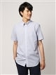 ワイシャツ／半袖／形態安定／ボタンダウンカラー／ストライプ／BASIC／ドレスシャツ3