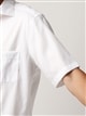 ワイシャツ／半袖／形態安定／ホリゾンタルカラー／ヘリンボーン／BASIC／ドレスシャツ5
