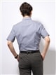 ワイシャツ／半袖／形態安定／COOL MAX／ボタンダウンカラー／チェック／FIT／ドレスシャツ2