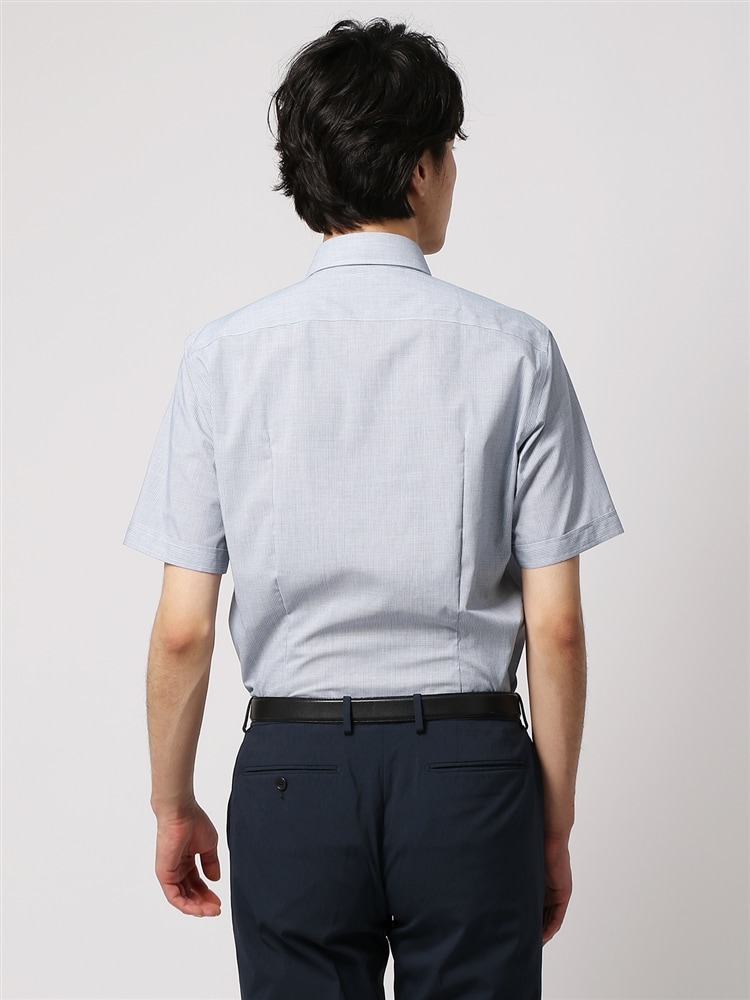ワイシャツ／半袖／形態安定／ボタンダウンカラー／チェック／FIT／ドレスシャツ2 形態安定 シャツ