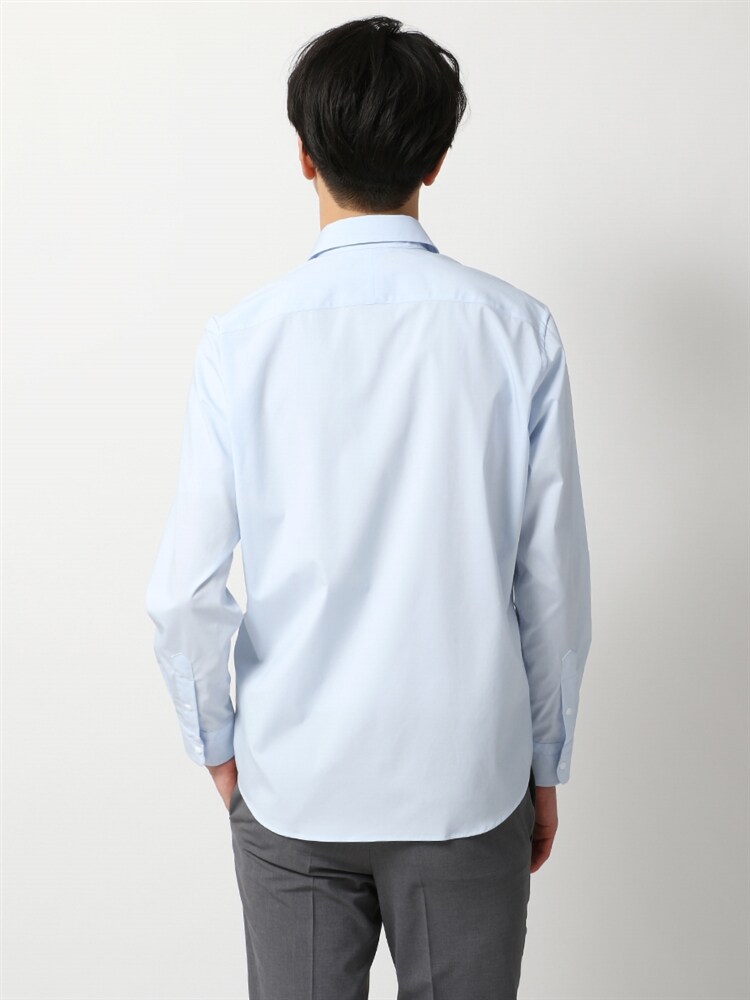 ACTIVE／RENUストレッチ スナップボタンワイドカラーシャツ3 形態安定 シャツ