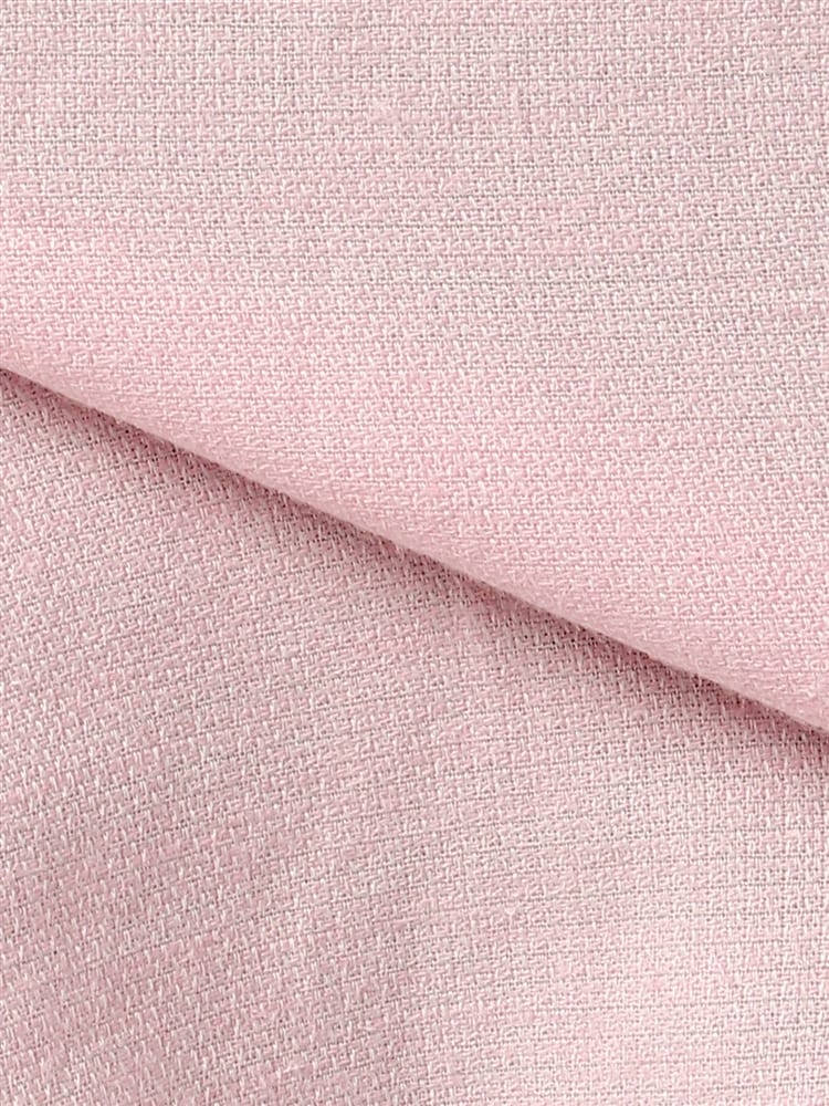 ワイドカラーシャツ／長袖／ハンドウォッシュ／コットンリネン／ドビー織8 ピンク 長袖