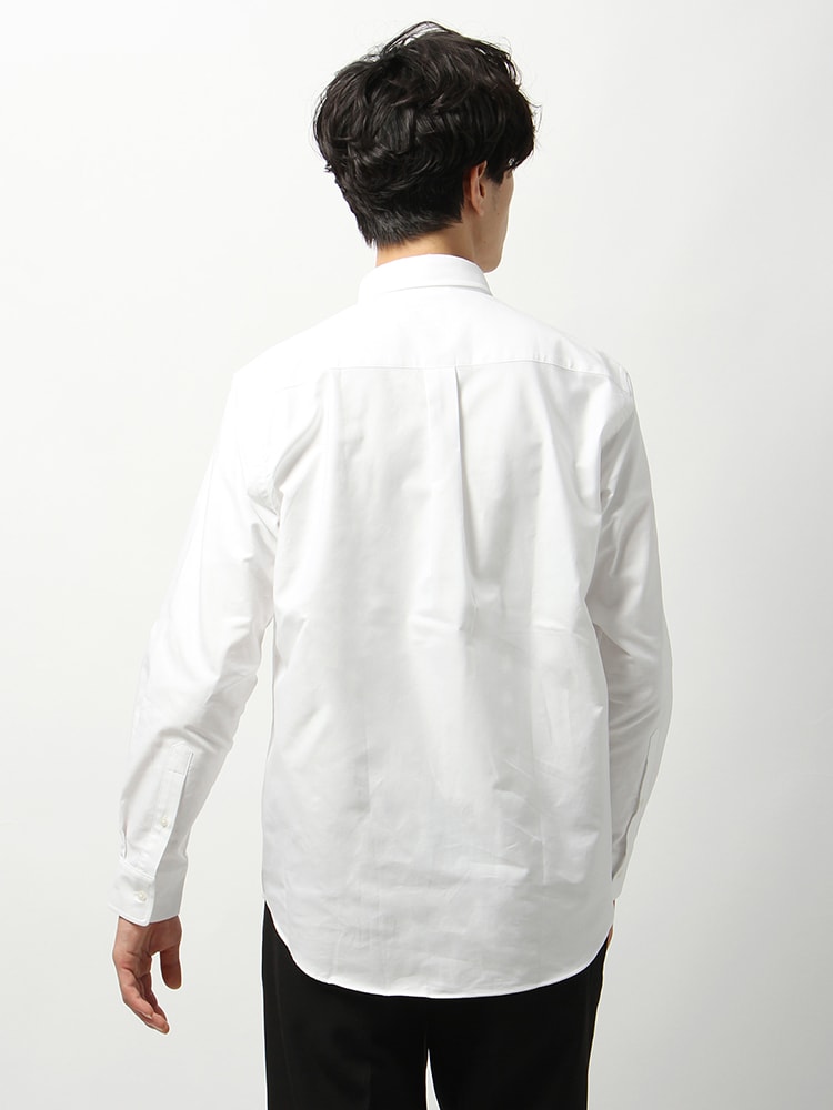 TREND／コットンオックス オーバーサイズデタッチャブルカラーシャツ3 ホワイト シャツ