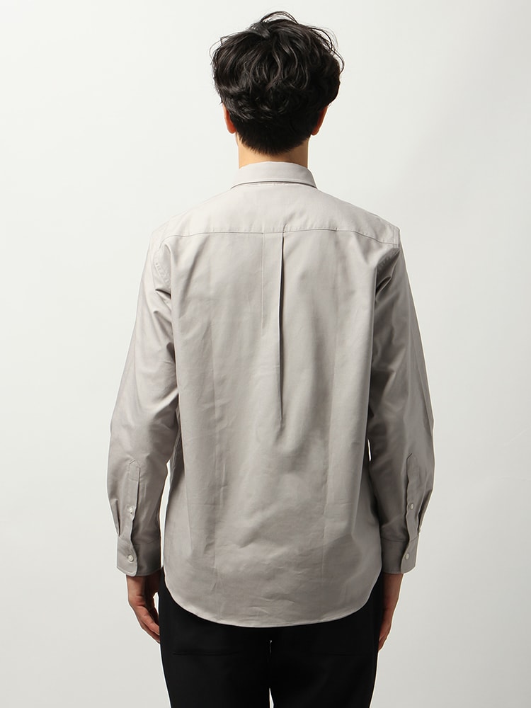 TREND／コットンオックス オーバーサイズデタッチャブルカラーシャツ3 オックスシャツ メンズ