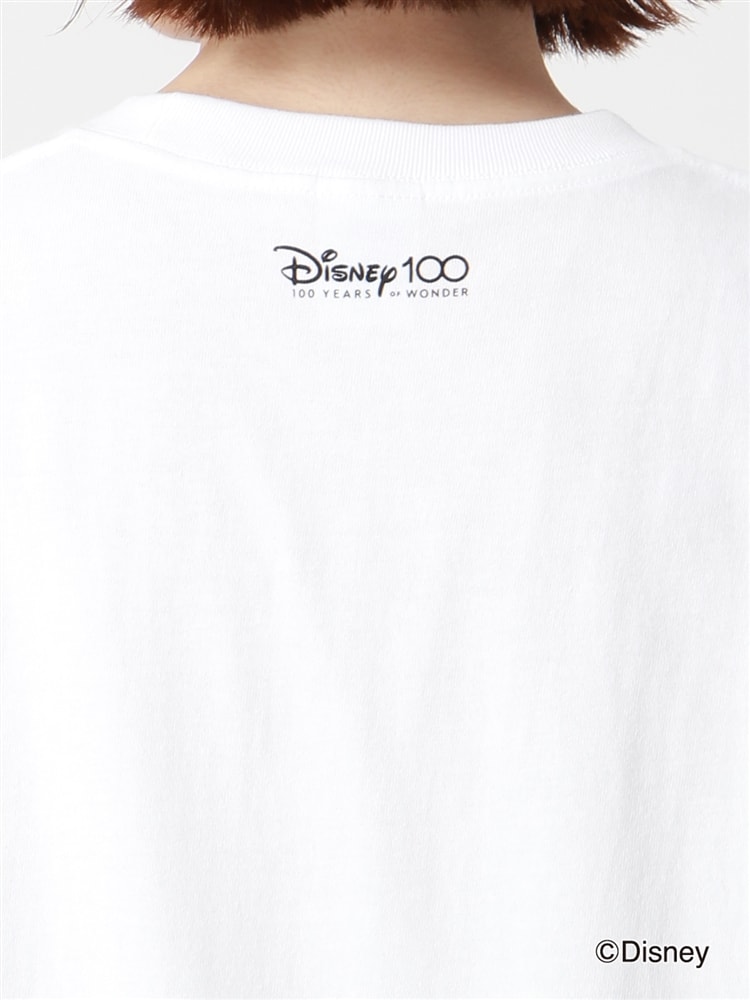 Disney／Mickey Mouse／クルーネックTシャツ／半袖／ウォッシャブル／無地6 ホワイト 無地
