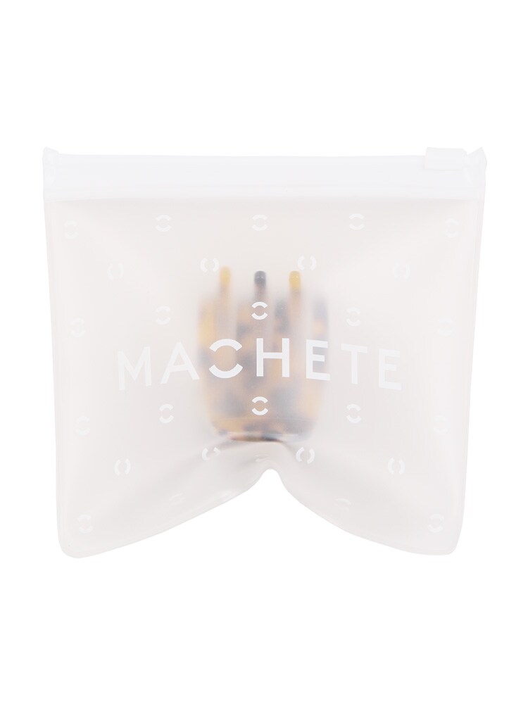 MACHETE／マーブル樹脂ヘアクリップ1 リサイクル素材 樹脂