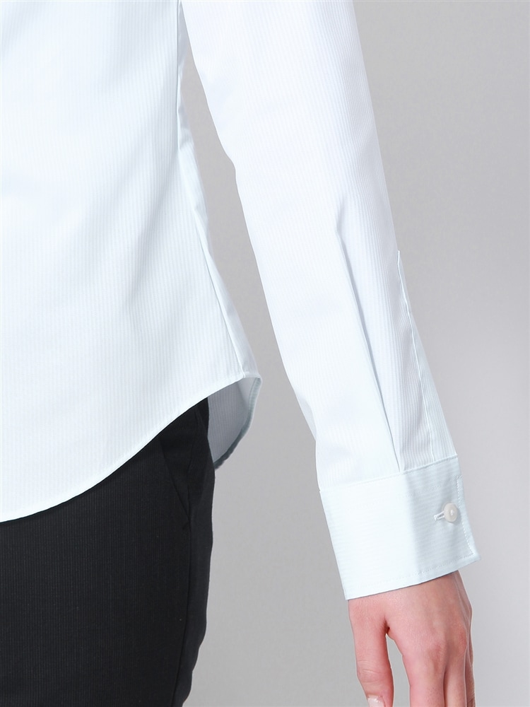 レギュラーカラーシャツ／Easy Care Stretch Blouse／destyle5 形態安定 長袖
