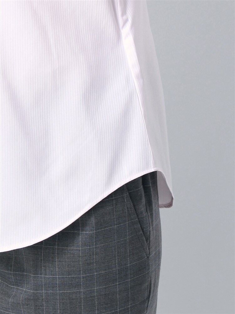スキッパーカラーシャツ／半袖／Easy Care Stretch Blouse／destyle5 形態安定 シャツ
