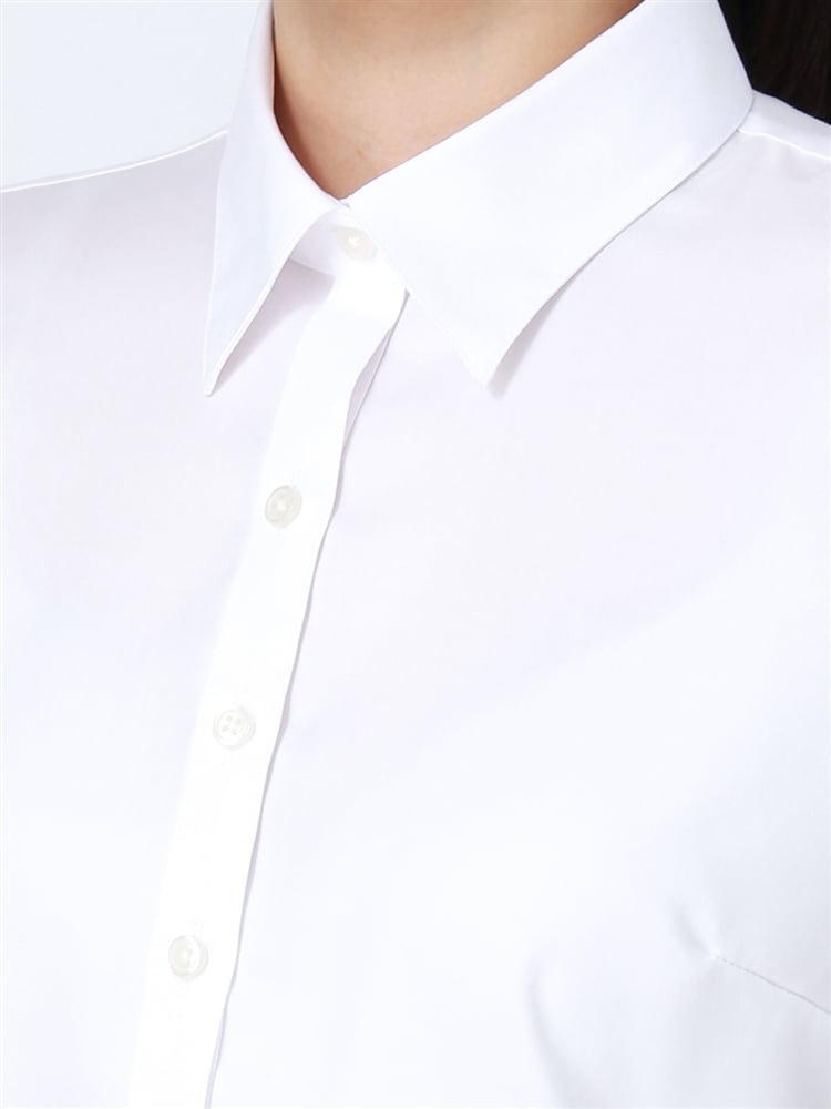 レギュラーカラーシャツ／半袖／NON IRON MAX／無地／destyle／Blouse4 レギュラーカラー シャツ