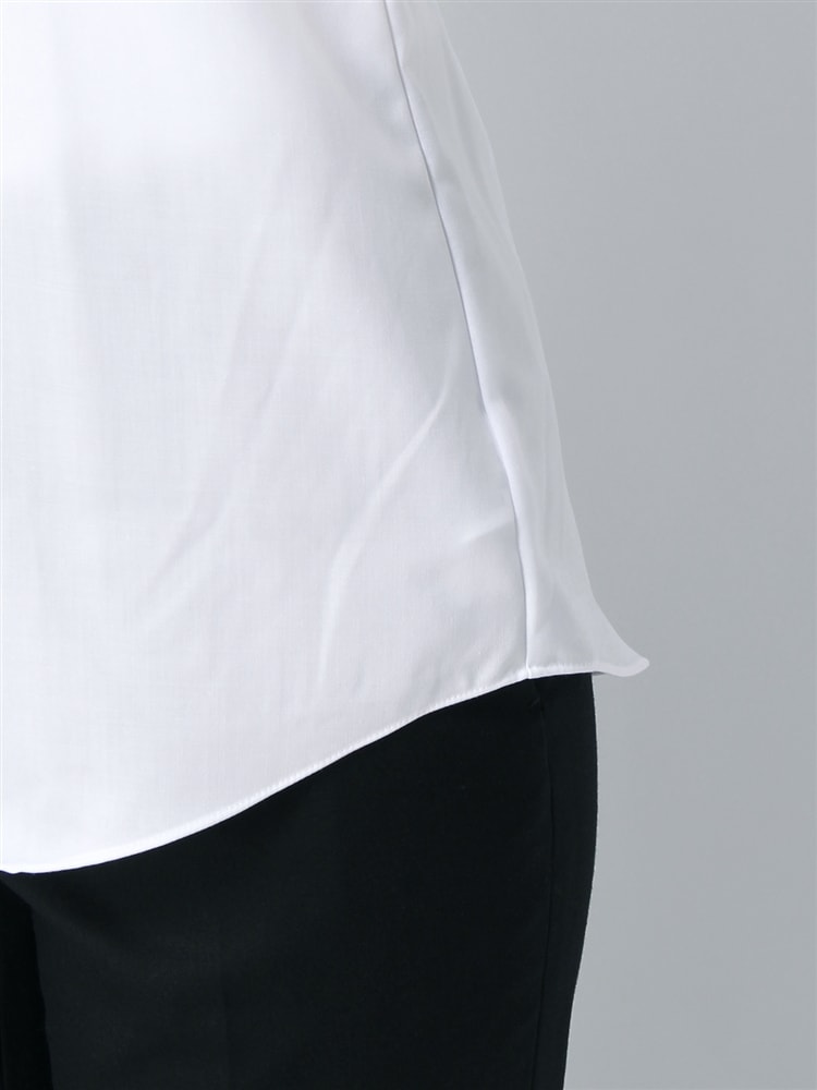 レギュラーカラーシャツ／半袖／NON IRON MAX／無地／destyle／Blouse6 形態安定 シャツ