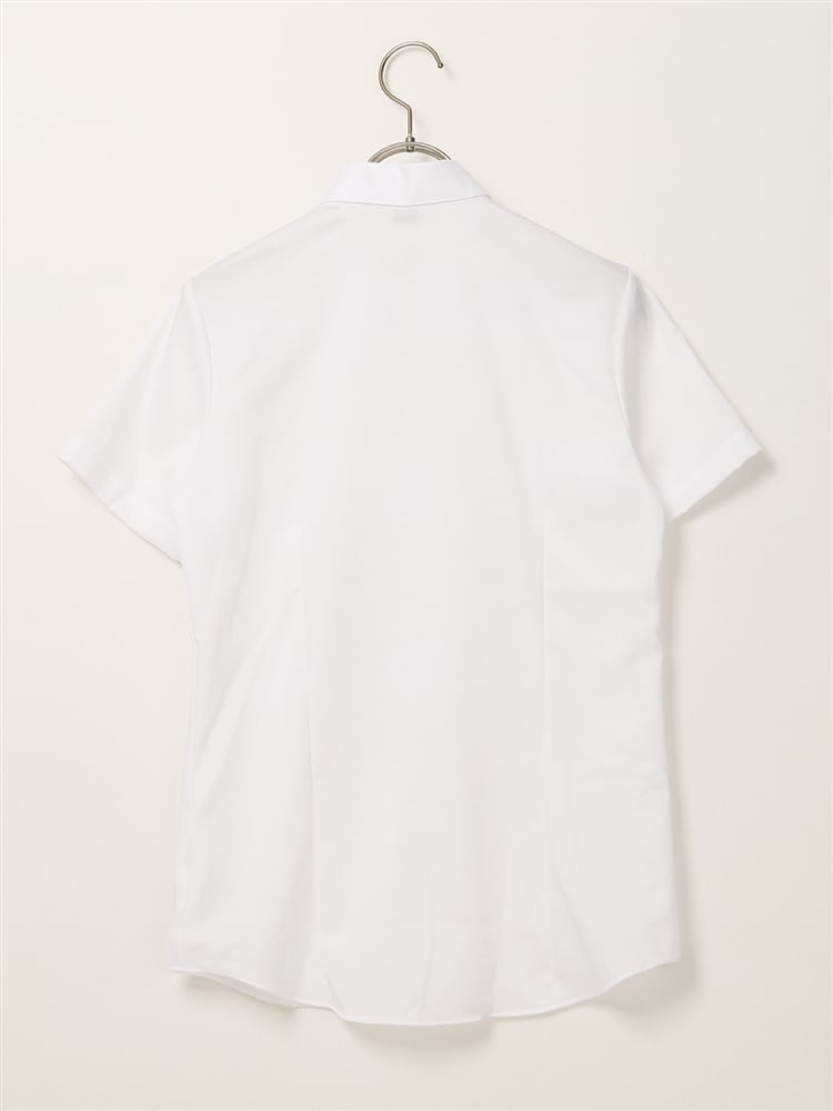 スキッパーカラーシャツ／半袖／NON IRON MAX／無地／destyle／Blouse10 