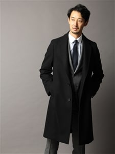 漆黒の贅沢 カシミヤ混 ブラックコート&ジャケット | メンズ | SUIT