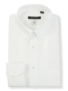 BASIC／ボタンダウンカラードレスシャツ シャドーストライプ