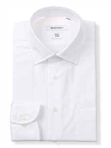 FIT／ワイドカラードレスシャツ シャドーストライプ
