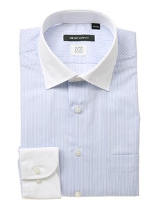 ワイシャツ／長袖／形態安定／クレリック＆ワイドカラー／BASIC／ドレスシャツ