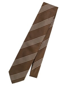 JAPAN MADE／絹鳴り／ストライプ×織柄ネクタイ