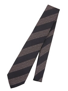 セッテピエゲ／ストライプ×織柄ネクタイ