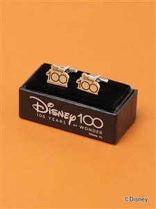 100周年ロゴカフリンクス／Disney／Mickey Mouse