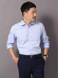 ワイドカラーシャツ／ウォッシャブル／コットンオックス／blazer's bank.com