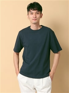 CLASSIC／ウォッシャブル／オーガニックコットン クルーネック半袖Tシャツ