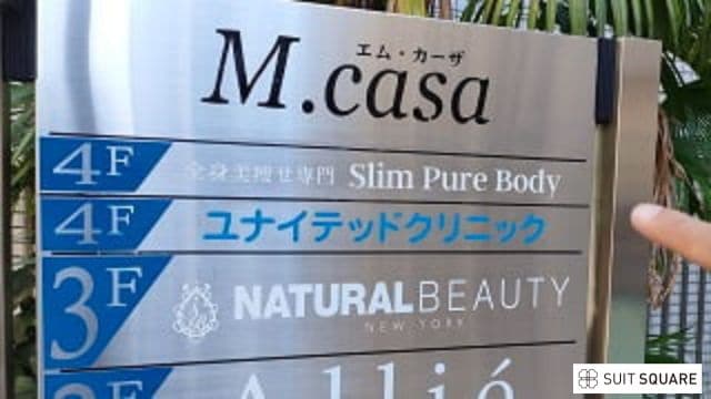 ユナイテッドクリニック京都四条烏丸院の看板