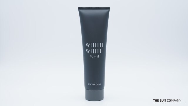 WHITH WHITE MEN 除毛クリームのパッケージ