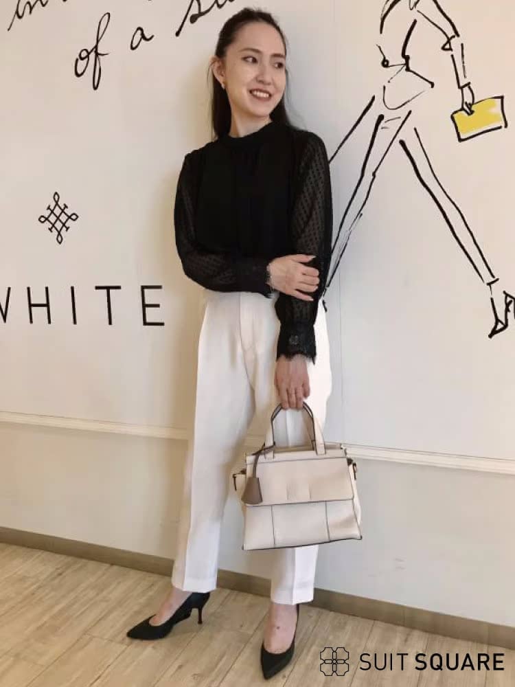 オフィスカジュアル レディース コーディネート パンツ