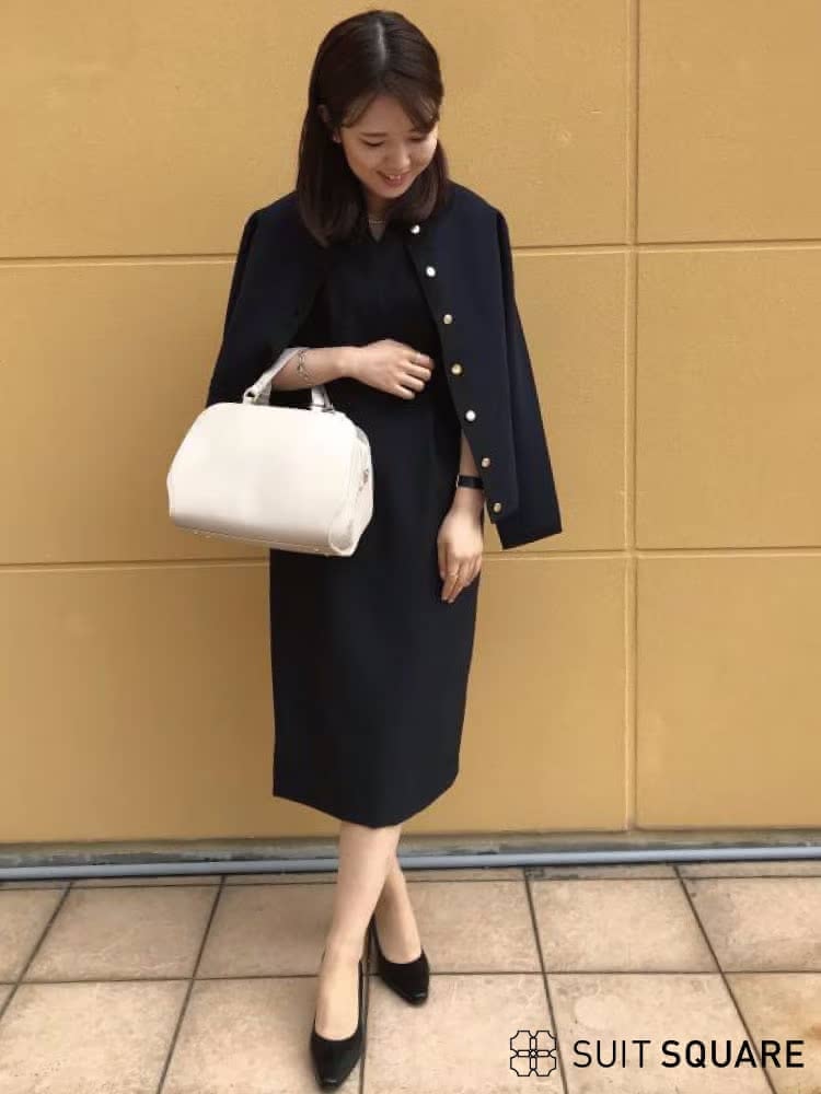 オフィスカジュアル レディース コーディネート ワンピース