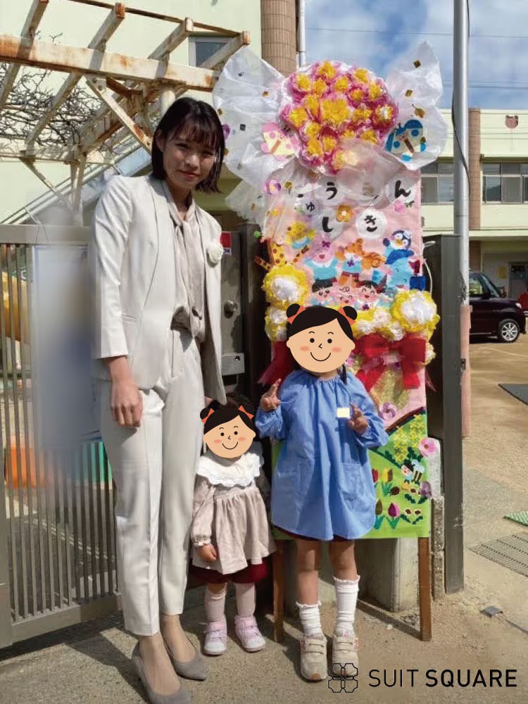 入園式　服装　コーデ　ママ　リアル