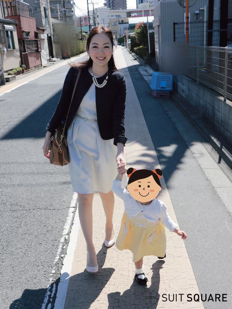 入園式　服装　コーデ　ママ　リアル