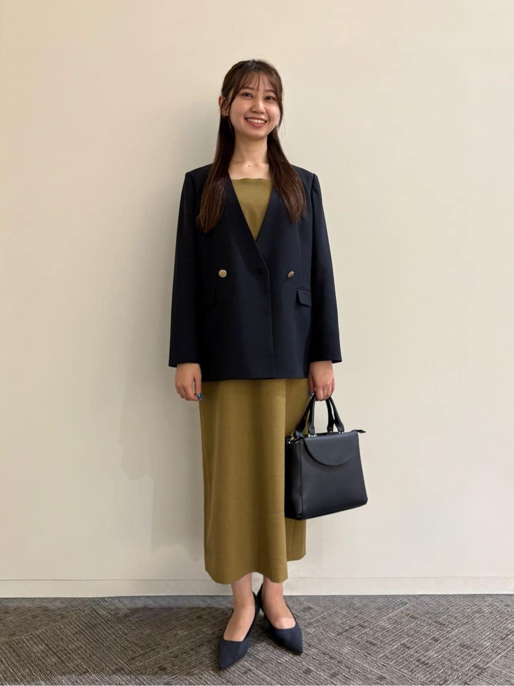 外出・来客対応コーデ①