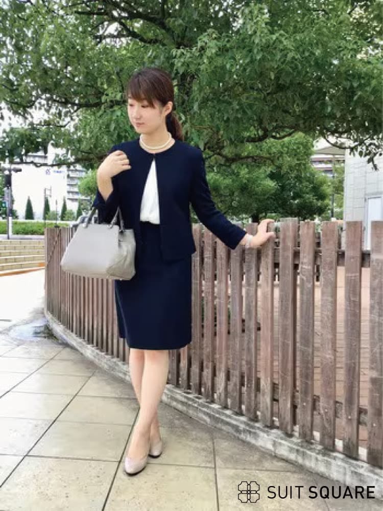 七五三 ママ スーツ ネイビー