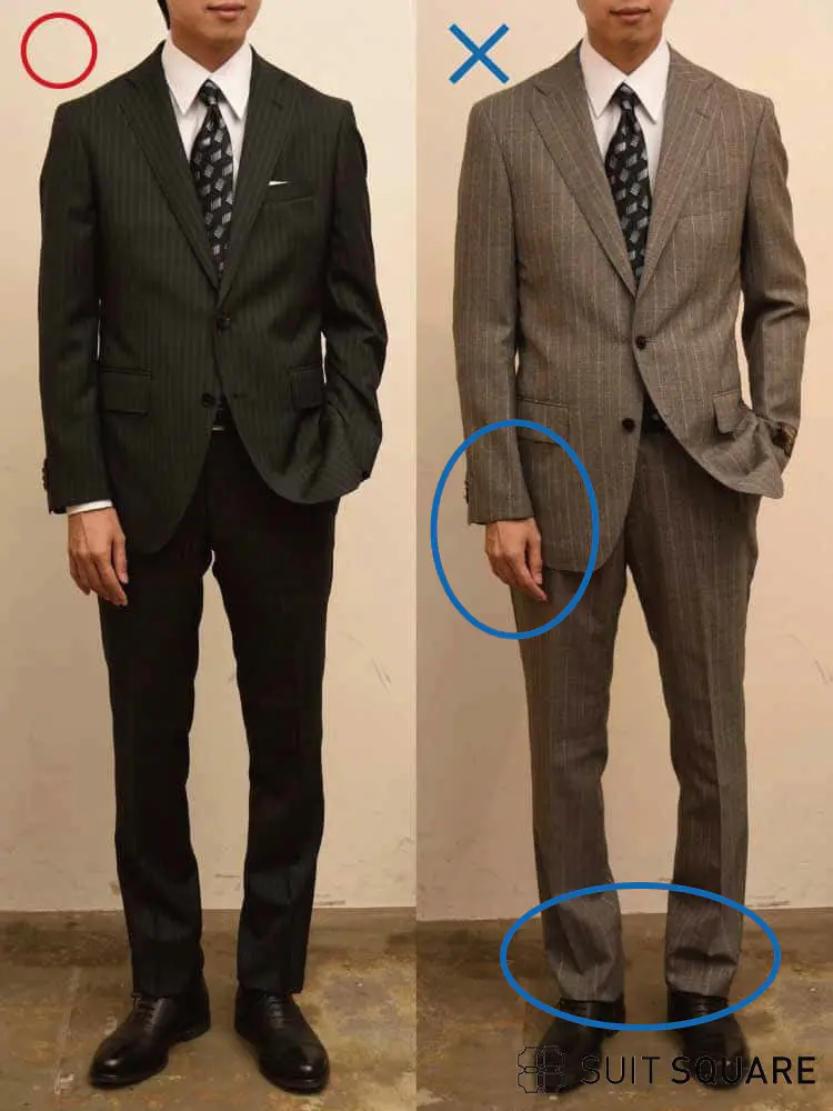 30代 スーツ サイズ感