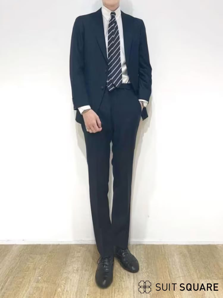 大学 入学式 スーツ ネイビー