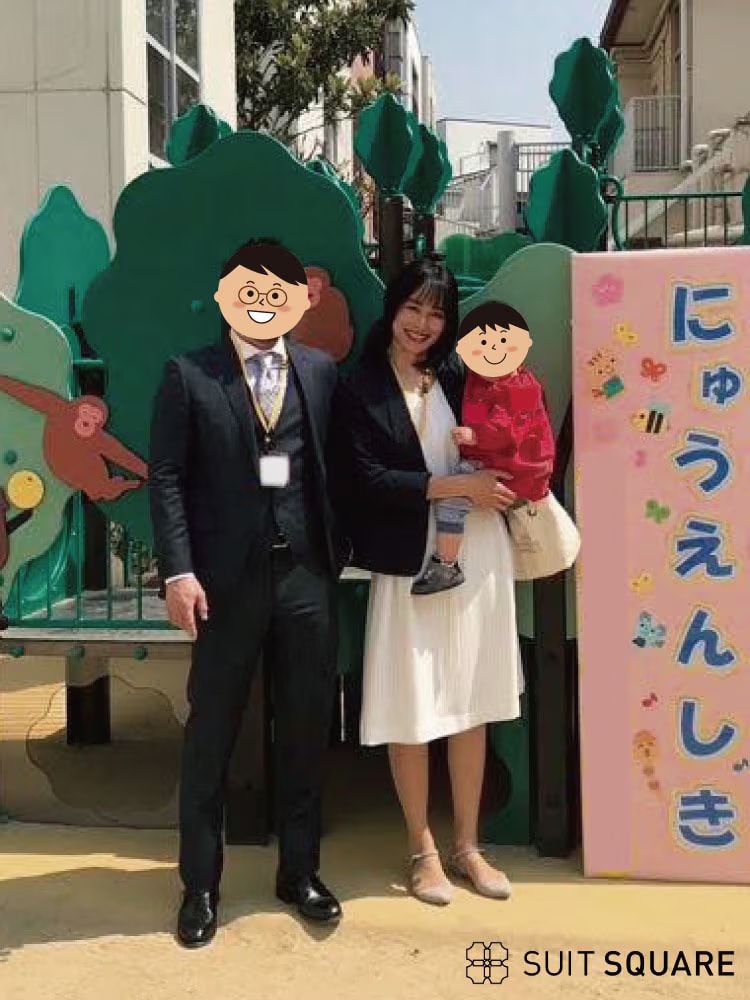 入園式　服装　コーデ　ママ　リアル