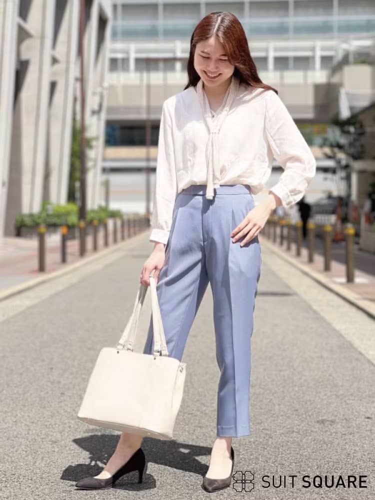 オフィスカジュアル レディース コーディネート パンツ