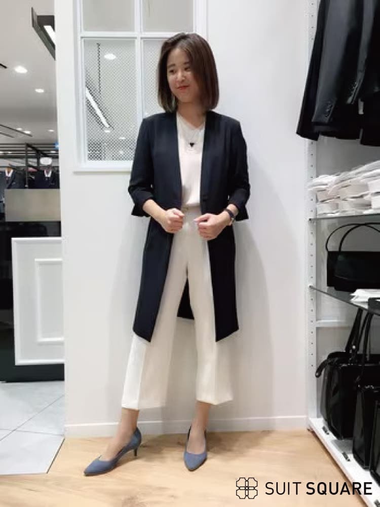 ジャケット ネイビー コーディネート