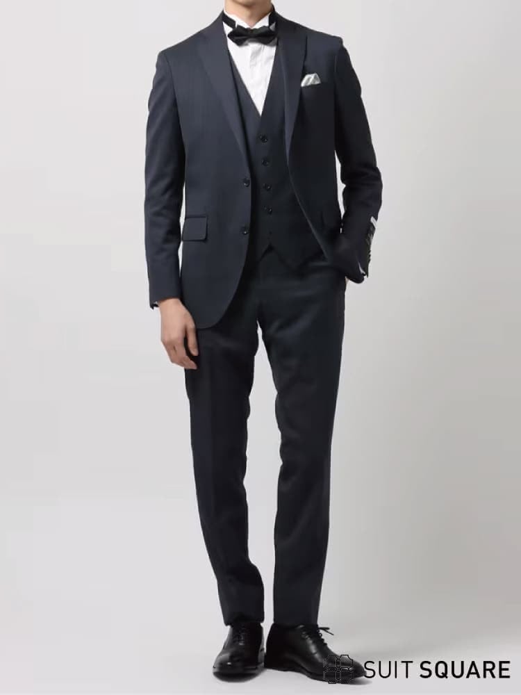 結婚式 スーツ 色 ネイビー 紺