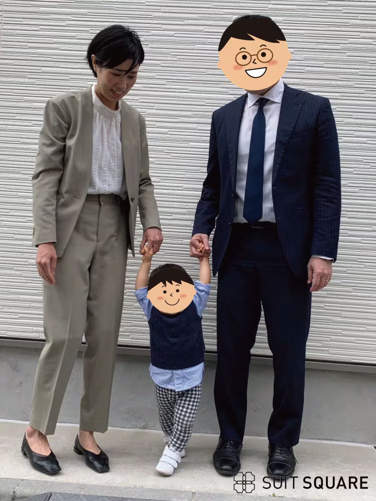 入園式　服装　コーデ　ママ　リアル