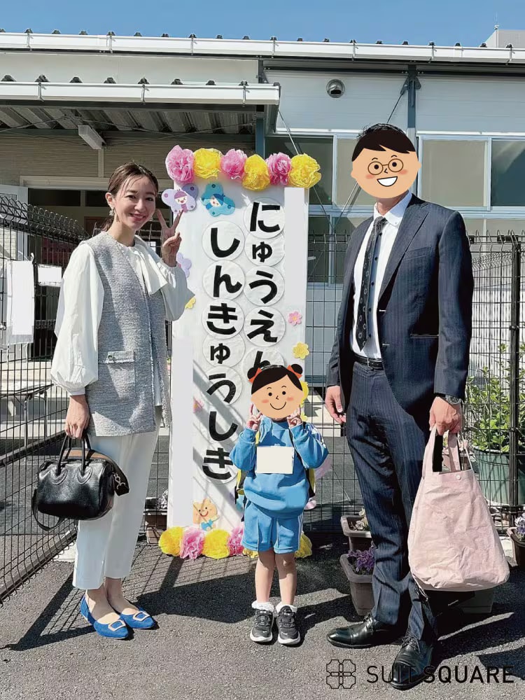 入園式　服装　コーデ　ママ　リアル