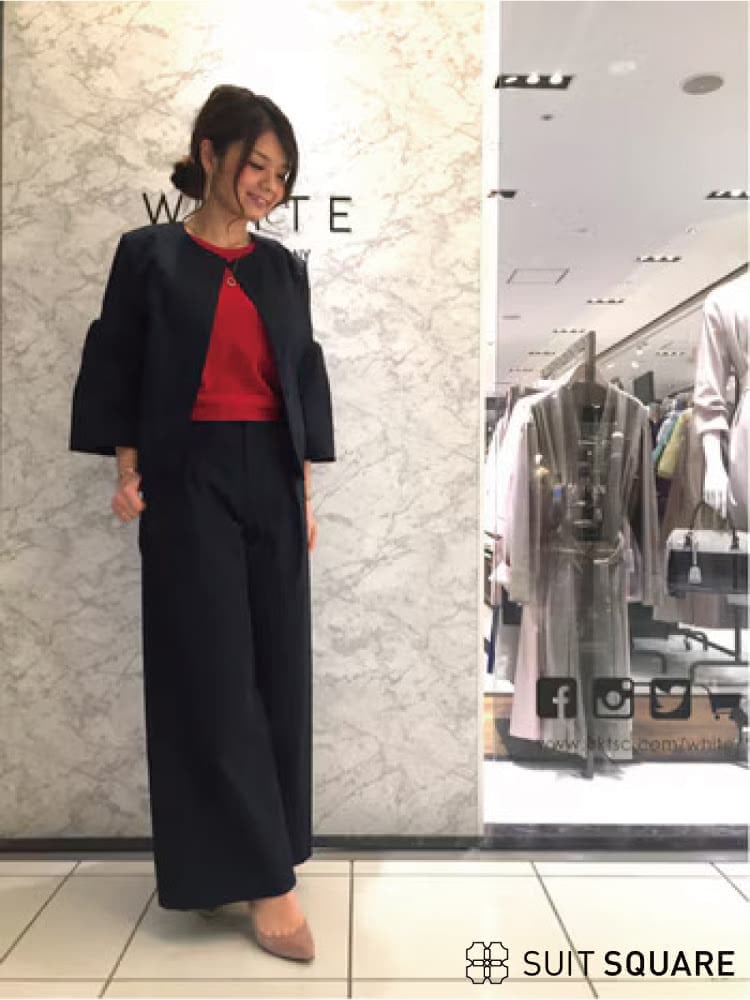 ジャケット ネイビー コーディネート