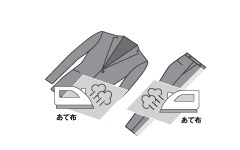 ウォッシャブル製品はアイロンをかける際は中温で